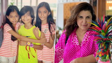 Raksha Bandhan 2022: Farah Khan Shares Picture of Her Triplets Celebrating the Festival With Joy!